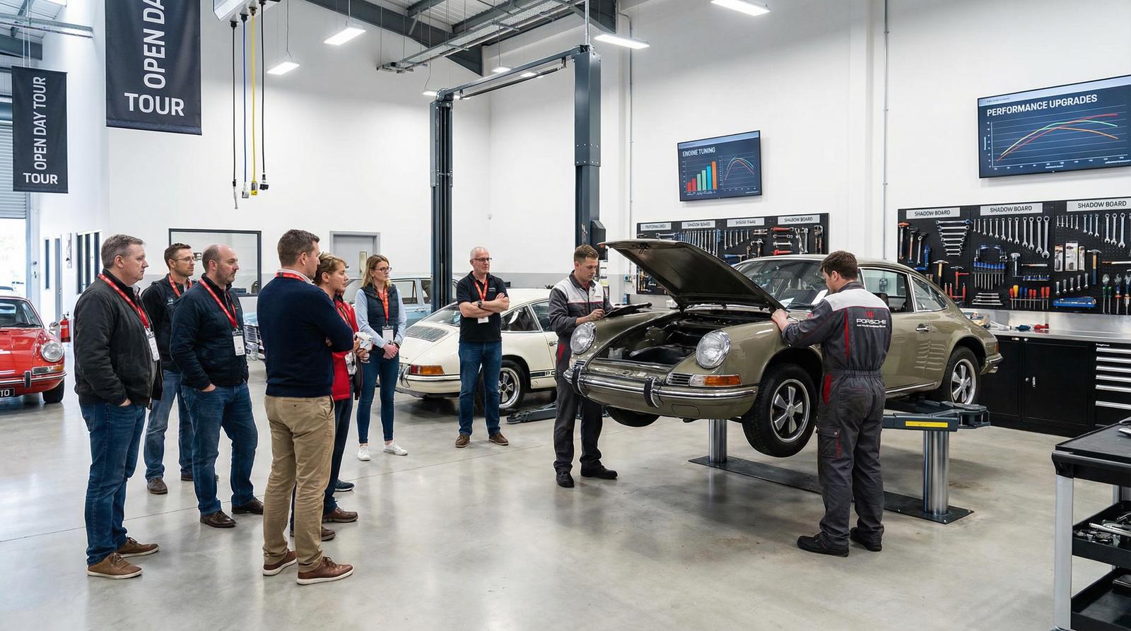 捷克街头修车改装工坊参观视频